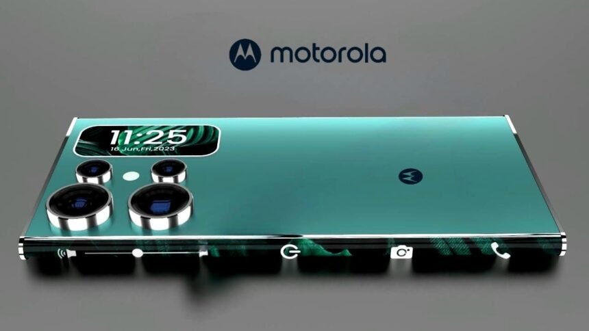 a cell phone with a logo