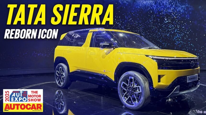 ताकतवर इंजन और प्रीमियम लुक के साथ आ रही Tata Sierra Car New Model, ताकतवर इंजन और प्रीमियम लुक के साथ देखें कीमत